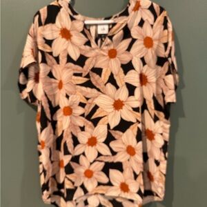 Floral Print Women's Top